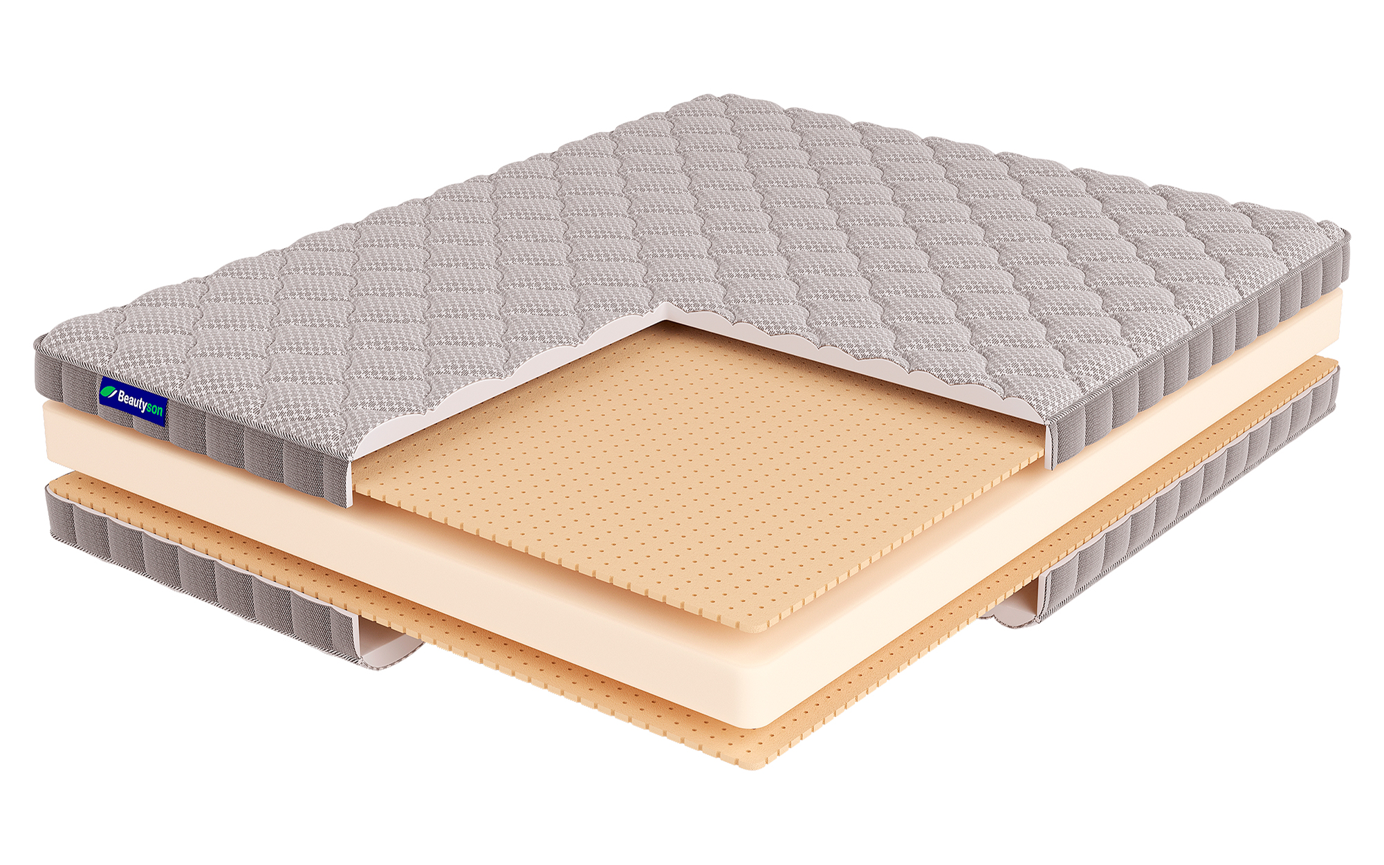 Beautyson Roll Foam Hard 14 Latex Double фото 2